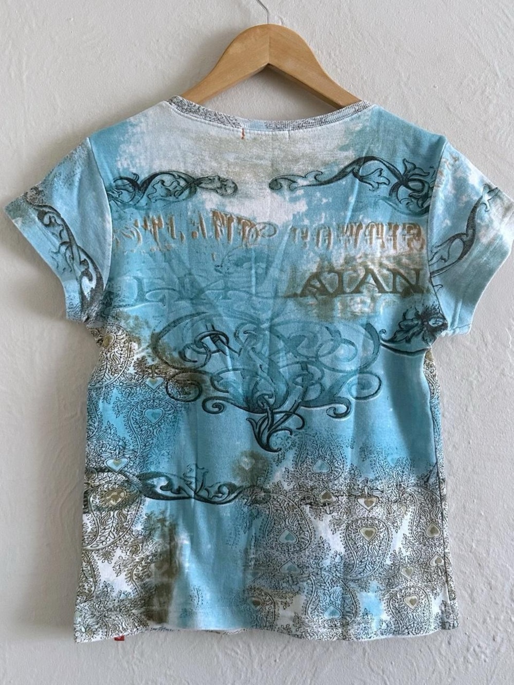Y2K Point Zero Short-Sleeve Graphic Top Size M - Picture 4 of 6